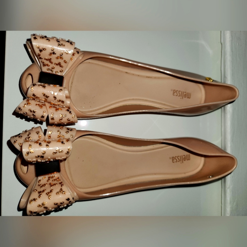 "Melissa" Ballerina flat with sexy peep toe